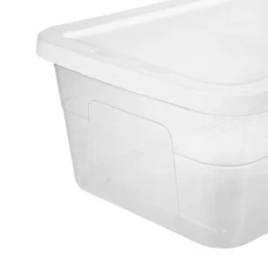 16qt Clear Storage Box With Lid White - Brightroom™ -Decorate Storage Shop GUEST 03af419e 03d9 43c3 b868 51096a7fbcac