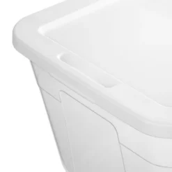 90qt Clear Storage Box White - Brightroom™ -Decorate Storage Shop GUEST 04f1928e 5ced 4221 a538 beee2679b6c5