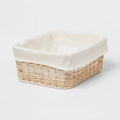 Tapered Woven Basket With Liner - Brightroom™ -Decorate Storage Shop GUEST 0fb1f4e5 0222 49b3 bf2a 53282a25b189