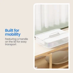 Click In Place Large Lid With Handle For Plastic Storage Bins For Home And Office Organization White - Brightroom™ -Decorate Storage Shop GUEST 18c59a94 1a10 4d8e 9723 d6887b704f77