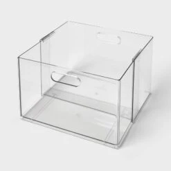 All Purpose Clear Expandable Bin Large - Brightroom™ -Decorate Storage Shop GUEST 1b4378b1 8390 416c 9420 f492a930d124