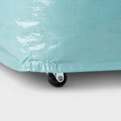 Storage Bag With Wheels Pewter Aqua - Brightroom™ -Decorate Storage Shop GUEST 223562e9 a6d4 4a18 a7ca c6229c18151b