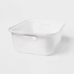 Small Decorative Plastic Bin With Cutout Handles - Brightroom™ 7 Small Decorative Plastic Bin With Cutout Handles - Brightroom™ -Decorate Storage Shop GUEST 25349fc3 e5d1 4806 9009 d681eb4d20d2
