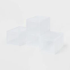 Stackable Small Bin Front Opening Clear - Brightroom™: Transparent Utility Storage, Stackable, BPA-Free, 12 Volume Capacity -Decorate Storage Shop GUEST 29559c77 dcb5 4d53 a1b7 c974f4fe278e