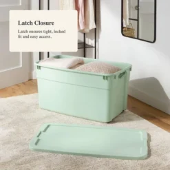 45gal Wheeled Latching Storage Tote Green - Brightroom™ -Decorate Storage Shop GUEST 2d0a66b8 4c31 4d16 9504 0b64df2e2ce1