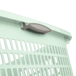 2bu Laundry Basket Green - Brightroom™: Portable Plastic Clothes Organizer With Built-In Handles, 70.4L Capacity -Decorate Storage Shop GUEST 413eae4f 403e 46ee b080 5aae0cb47bda