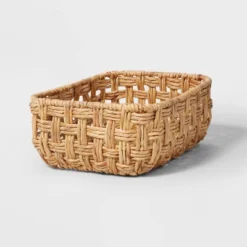 Rectangular Twisted Open Checkered Weave Basket - Brightroom™ -Decorate Storage Shop GUEST 514258d4 7e89 434a bb0b bbdf991578bf