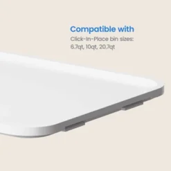 Click In Place Large Lid For Plastic Storage Bins For Home And Office Organization White - Brightroom™ -Decorate Storage Shop GUEST 519dba91 3966 4056 922d 3ce9208e44e8