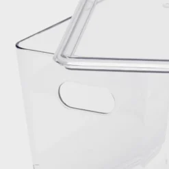 5L Stacking Clear Bin With Lid - Brightroom™: PET, Stackable, Universal Storage, Handles, 13.77" X 5.11" -Decorate Storage Shop GUEST 5a3f4b43 8b04 4d0b a6cb 04565fff0baf