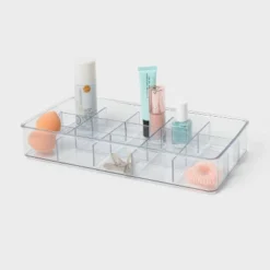 12"x6"x2" Tray Organizer Clear - Brightroom™ -Decorate Storage Shop GUEST 633408ec 04b7 4acf 93b8 3f87eb6108b6