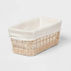 Tapered Woven Basket With Liner - Brightroom™ -Decorate Storage Shop GUEST 70e0a027 555f 4b93 8ec7 dfe36078892c