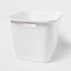 Large Decorative Plastic Bin With Cutout Handles - Brightroom™ -Decorate Storage Shop GUEST 8042b247 d9e2 4bbb b780 b457f7d708f4