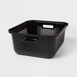 Small Decorative Plastic Bin With Cutout Handles - Brightroom™ 6 Small Decorative Plastic Bin With Cutout Handles - Brightroom™ -Decorate Storage Shop GUEST 80fa406d f164 4001 b0c0 406b1bce2bd5
