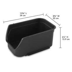 8.9qt Open Front Stackable Storage Bin - Brightroom™ -Decorate Storage Shop GUEST 82cd478b cf8f 45f4 afac 5b9333cbe627