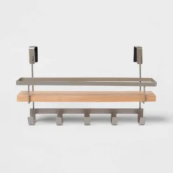 Shelf Rack With 5 Hooks - Brightroom™ -Decorate Storage Shop GUEST 853bdf41 ebc4 4517 bfd7 fb3b0039943d