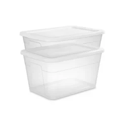 70qt Clear Storage Box With White Lid - Brightroom™ -Decorate Storage Shop GUEST 8a528b8a 6d09 4efe 8297 917a6128e835 1