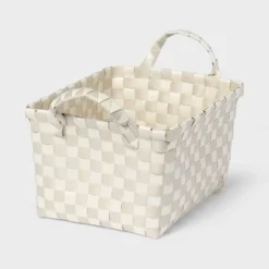 Woven Plastic Basket Small - Brightroom™ 9 Woven Plastic Basket Small - Brightroom™ -Decorate Storage Shop GUEST 8b79e323 6cc6 434d a26f a72f7c2879fd