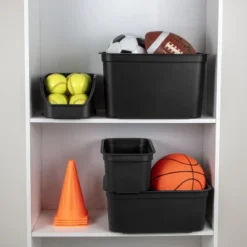 8.9qt Open Front Stackable Storage Bin - Brightroom™ -Decorate Storage Shop GUEST 90c68d42 d8ac 4549 9130 753707e120e0 2