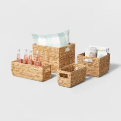 Woven Water Hyacinth Rectangular Basket - Brightroom™ -Decorate Storage Shop GUEST 9365bfe9 dbd8 490b ac54 8d2b5765ece7 1