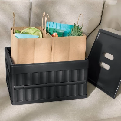 2040cu Collapsible Small Crate Black - Brightroom™ 1 2040cu Collapsible Small Crate Black - Brightroom™