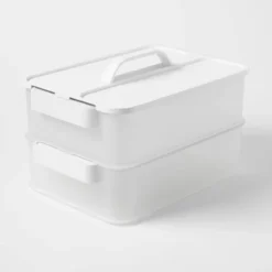 Click In Place 10qt Clear Plastic Storage Bin With White Latch For Home And Office Organization - Brightroom™ 11 Click In Place 10qt Clear Plastic Storage Bin With White Latch For Home And Office Organization - Brightroom™ -Decorate Storage Shop GUEST 9cba3c80 559f 4a6f 8866 9b83e25124c3