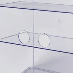 Clear Storage Case With Hinged Doors - Brightroom™: Plastic Bathroom Caddy, Shower & Bath Organizer, 12" X 9" X 6" -Decorate Storage Shop GUEST 9dd028fe 89cf 4eba a33f 75805b11e138