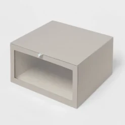 Hardside Fabric Front Open Bin Gray - Brightroom™ -Decorate Storage Shop GUEST a6f2fd32 5b4d 49c9 b59b eb2fbb5fd1b8