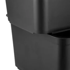 Folio Heavy Duty Storage Bin - Brightroom™: Black Plastic, Stackable, Portable, Universal Storage, 18.6 Volume Capacity -Decorate Storage Shop GUEST aa51cd5b 4790 4d5a ac45 a42255c74a0d 1