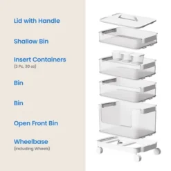 7pc Click In Place Rolling Storage Cart Kit Plastic Storage Home And Office Organization - Brightroom™ 15 7pc Click In Place Rolling Storage Cart Kit Plastic Storage Home And Office Organization - Brightroom™ -Decorate Storage Shop GUEST c32d2d4f 9529 4084 96c1 6698a5675dd8