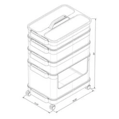 7pc Click In Place Rolling Storage Cart Kit Plastic Storage Home And Office Organization - Brightroom™ 18 7pc Click In Place Rolling Storage Cart Kit Plastic Storage Home And Office Organization - Brightroom™ -Decorate Storage Shop GUEST c5786d44 4ef3 4b76 80be 528844522b2f
