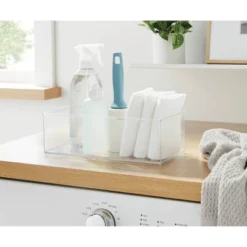 12" X 6" X 4" All Purpose Storage 1/2 Storage Bin - Brightroom™: Clear Plastic Decorative Container, No Assembly Required 9 12" X 6" X 4" All Purpose Storage 1/2 Storage Bin - Brightroom™: Clear Plastic Decorative Container, No Assembly Required -Decorate Storage Shop GUEST c9536262 b5ce 4303 9455 f10d7d6b7fbc