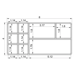 Bathroom Plastic 9 Slot Mixed Cosmetic Organizer Clear - Brightroom™: Makeup & Vanity Organizer Tray For Bathroom Countertop -Decorate Storage Shop GUEST ce22836d 74cb 4ebd 9775 ea32f97e5e94