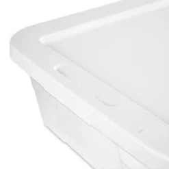 28qt Clear Under Bed Storage Box White - Brightroom™ -Decorate Storage Shop GUEST db6b2c9d 4c14 48e0 93e2 fe7f0d58bdba