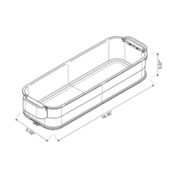 Click In Place 3qt Clear Shallow Slim Plastic Storage Bin With White Latch For Home And Office Organization - Brightroom™ -Decorate Storage Shop GUEST f68e3368 8ce5 445e a264 6be5fa79ddbf