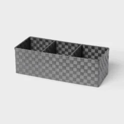 Woven Plastic 3 Compartment Bin - Brightroom™ -Decorate Storage Shop GUEST f9512988 f3cf 4f3f 9f43 92f0099e35f5
