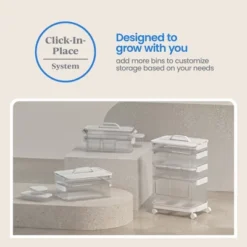 3pk Click In Place 30oz Insert Storage Containers White And Clear - Brightroom™ -Decorate Storage Shop GUEST fe4d0c1a d277 4d0f 9aeb d56a138d35f6